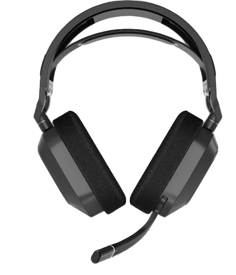Corsair HS80 Max - wireless gaming headset, steel gray