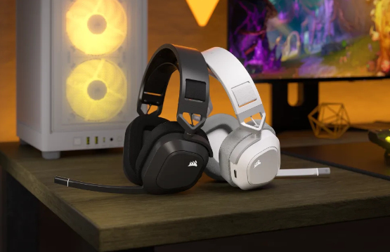 Corsair HS80 Max - wireless gaming headset, steel gray