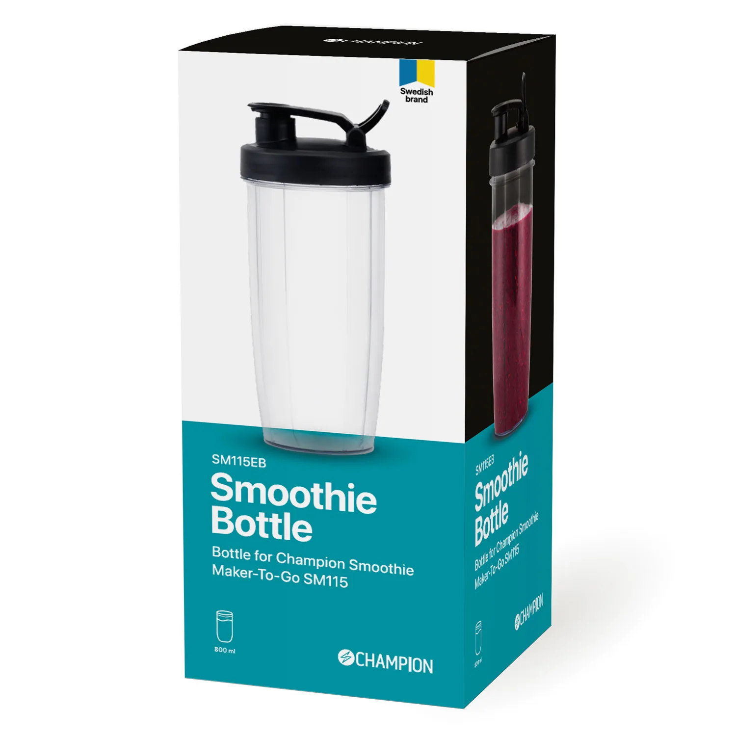 Champion Smoothie-to-go Power Extra - pullo, 800ml