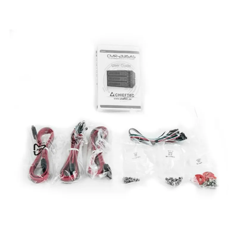 CHIEFTEC 2x5.25 bays for 3 SAS/SATA HDDs