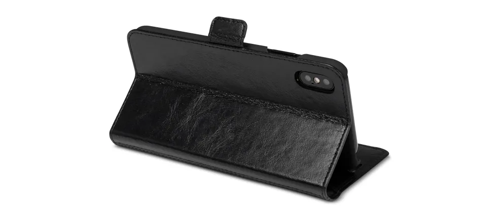 Dbramante1928 Copenhagen, iPhone XS Max - Wallet Case, Black