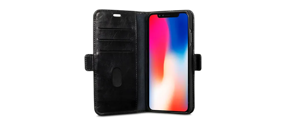 Dbramante1928 Copenhagen, iPhone XS Max - Wallet Case, Black