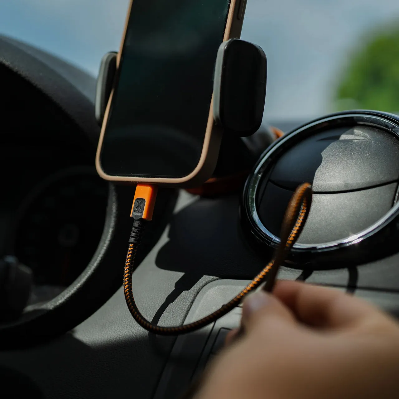 XTORM Xtreme USB-A &ndash; USB-C kabel, 1,5 m, svart