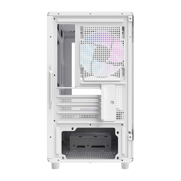 DARKFLASH DB330M Mini-Tower Case with window and RGB lighting, White