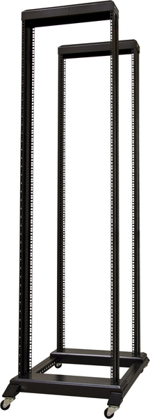 TOTEN, 19" golvrack, 42U, 600x800mm, omonterat, svart