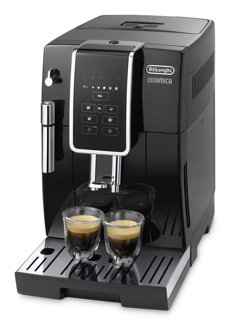 DeLonghi Dinamica ECAM 350.15.B helautomatisk espressomaskin, svart