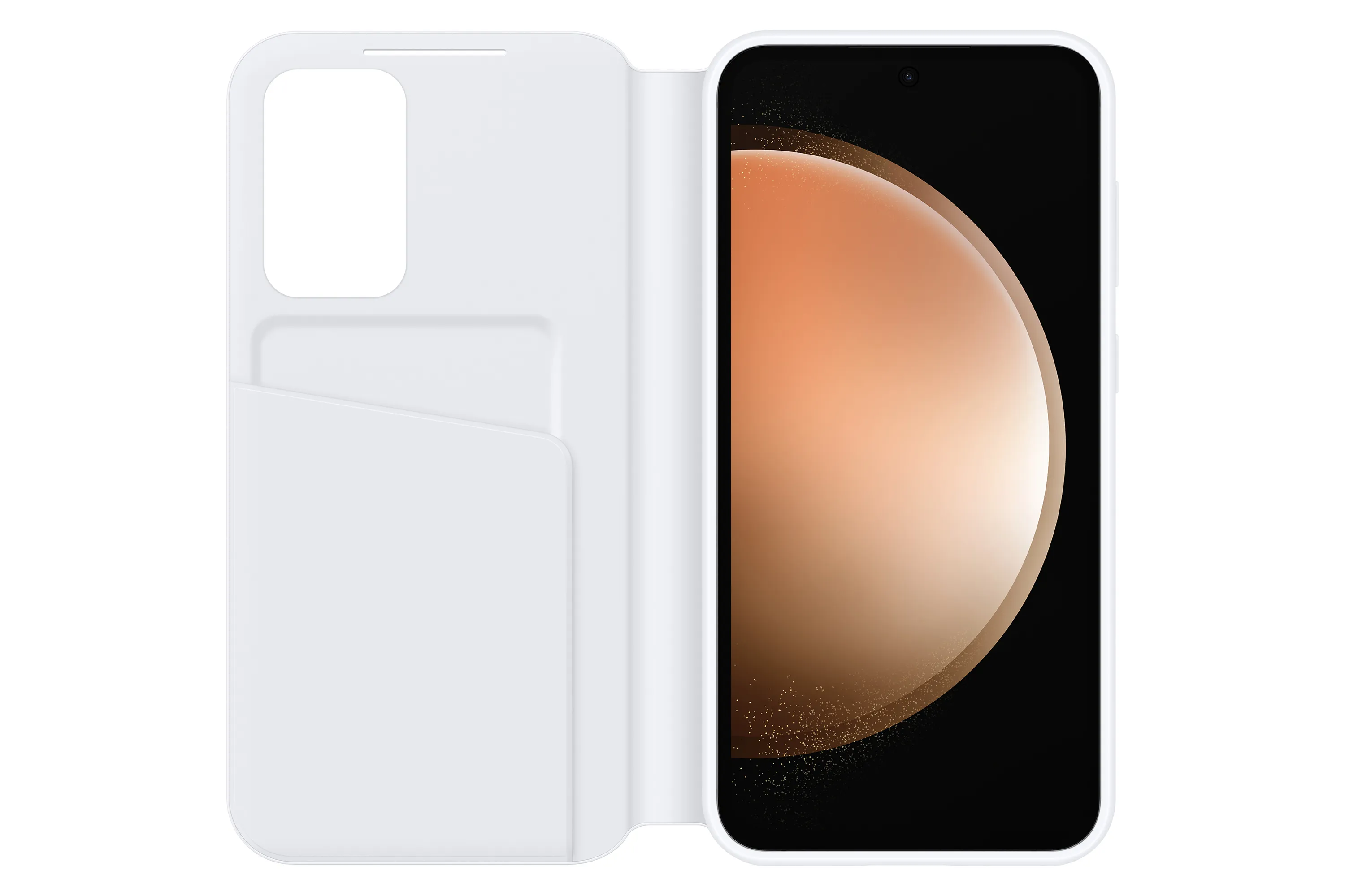 Samsung Galaxy S23 FE Smart View Wallet Case, White