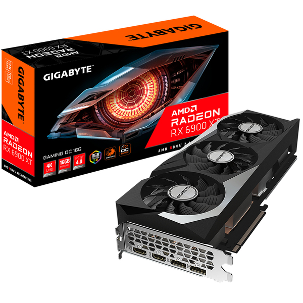 Gigabyte Radeon RX 6900 XT Gaming OC 16 Gt -n&auml;yt&ouml;nohjain
