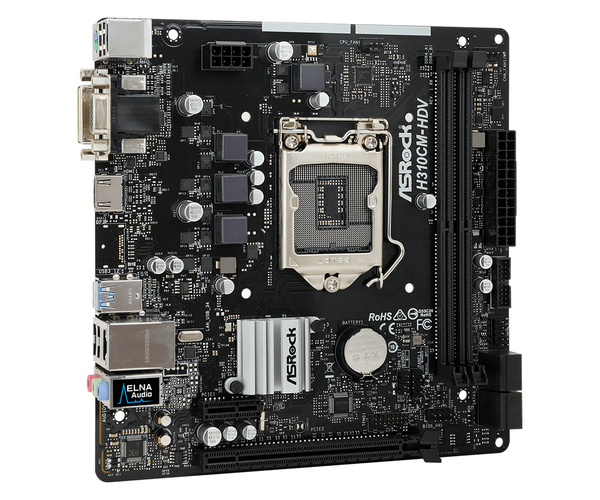 ASRock H310CM-HDV LGA1151 mATX moderkort