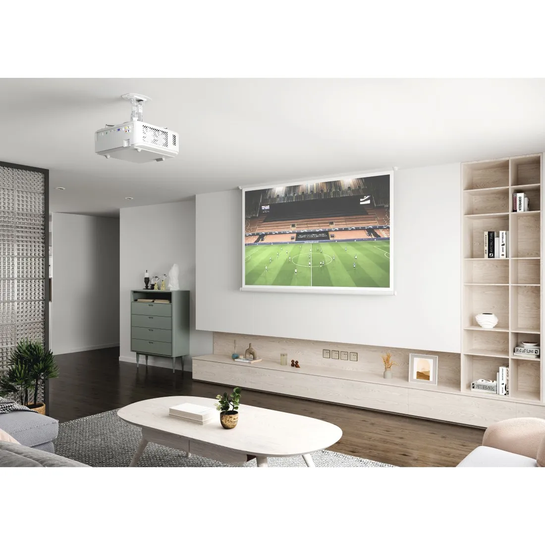 HAMA Projector Ceiling Mount Universal White