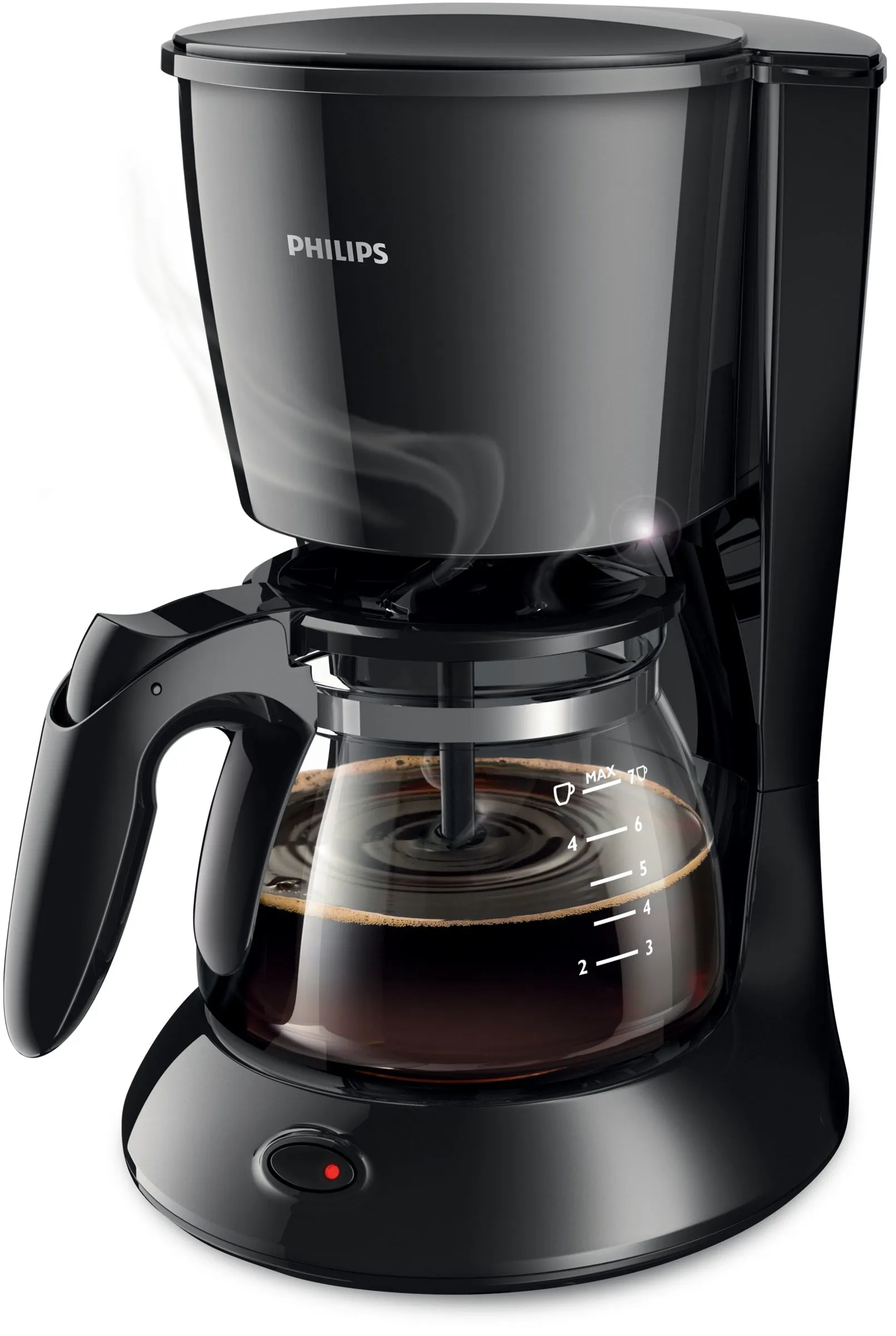 Philips Daily Collection HD7432/20 7 cups Coffee Maker, Black