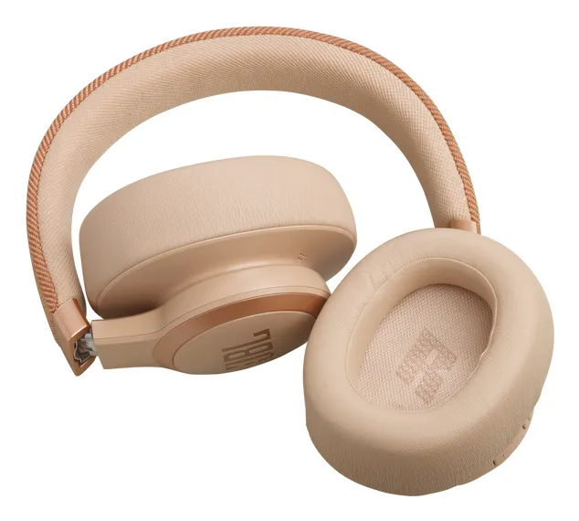 JBL Live 770NC - tr&aring;dl&ouml;sa h&ouml;rlurar, sand