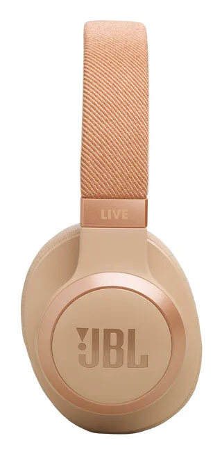 JBL Live 770NC - tr&aring;dl&ouml;sa h&ouml;rlurar, sand