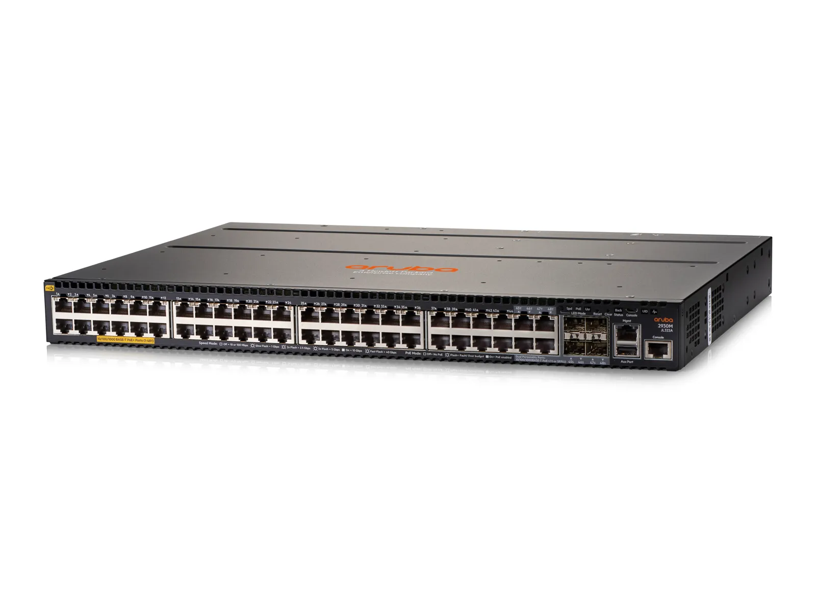 HPE Aruba 2930M 48G PoE+1-slot Switch