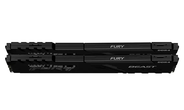 Kingston FURY Beast 32 Gt (2 x 16 Gt) DDR4 3200 MHz, CL16 -muisti, Musta