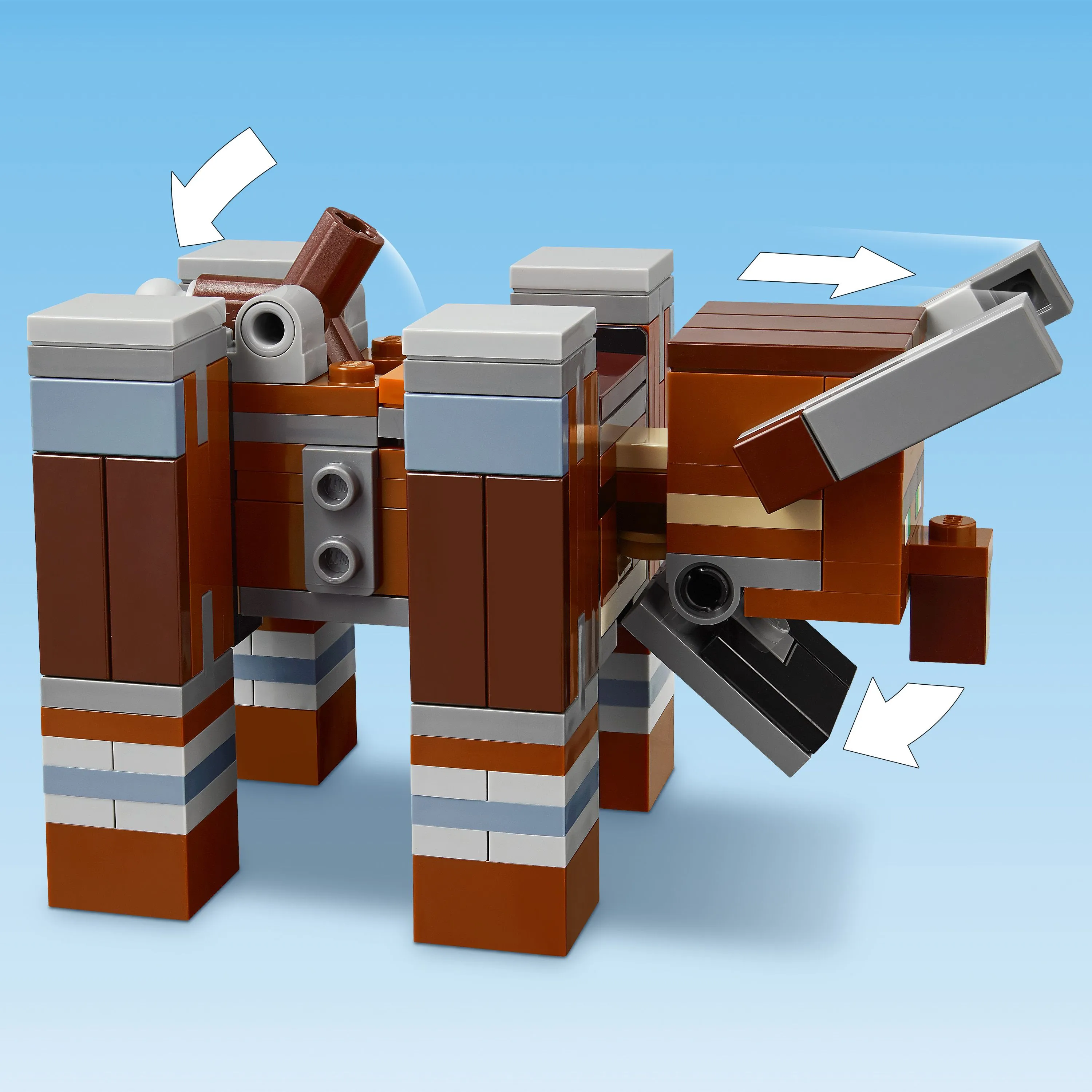 LEGO Minecraft Ravager F&ouml;rsvarsutpost och Purifier Savannmonster 21278