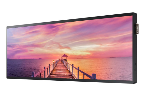 SAMSUNG SH37F 37inch Stretched display Edge-LED 1920x540 16:45 aspect ratio 700nits HDMI DVI-I (D-sub common) DP in/out USB RS232