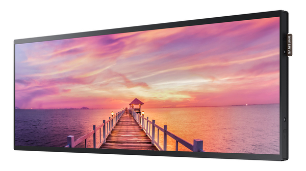 SAMSUNG SH37F 37inch Stretched display Edge-LED 1920x540 16:45 aspect ratio 700nits HDMI DVI-I (D-sub common) DP in/out USB RS232