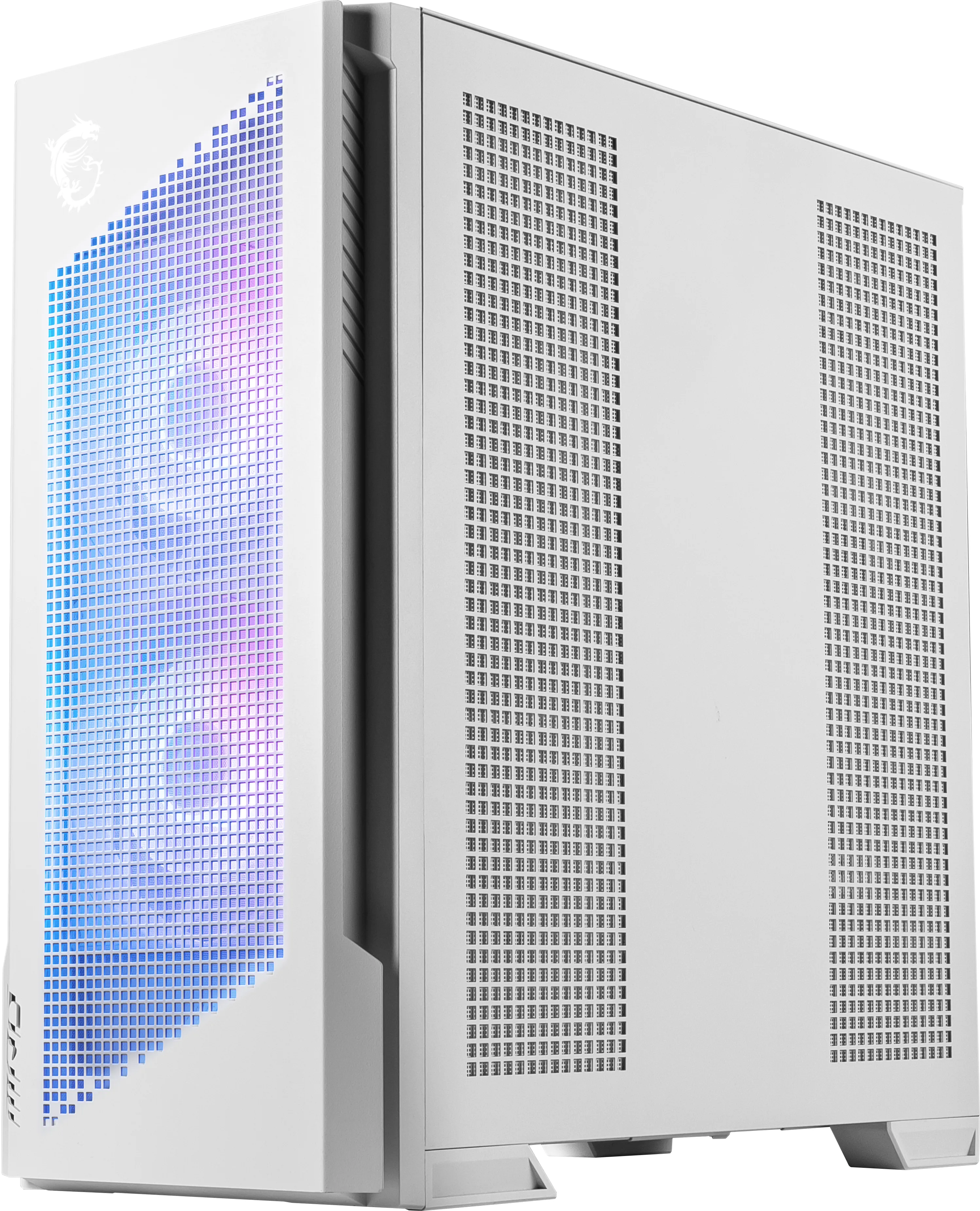 MSI MPG VELOX 300R AIRFLOW PZ Midi-Tower Case with window and RGB lighting, White
