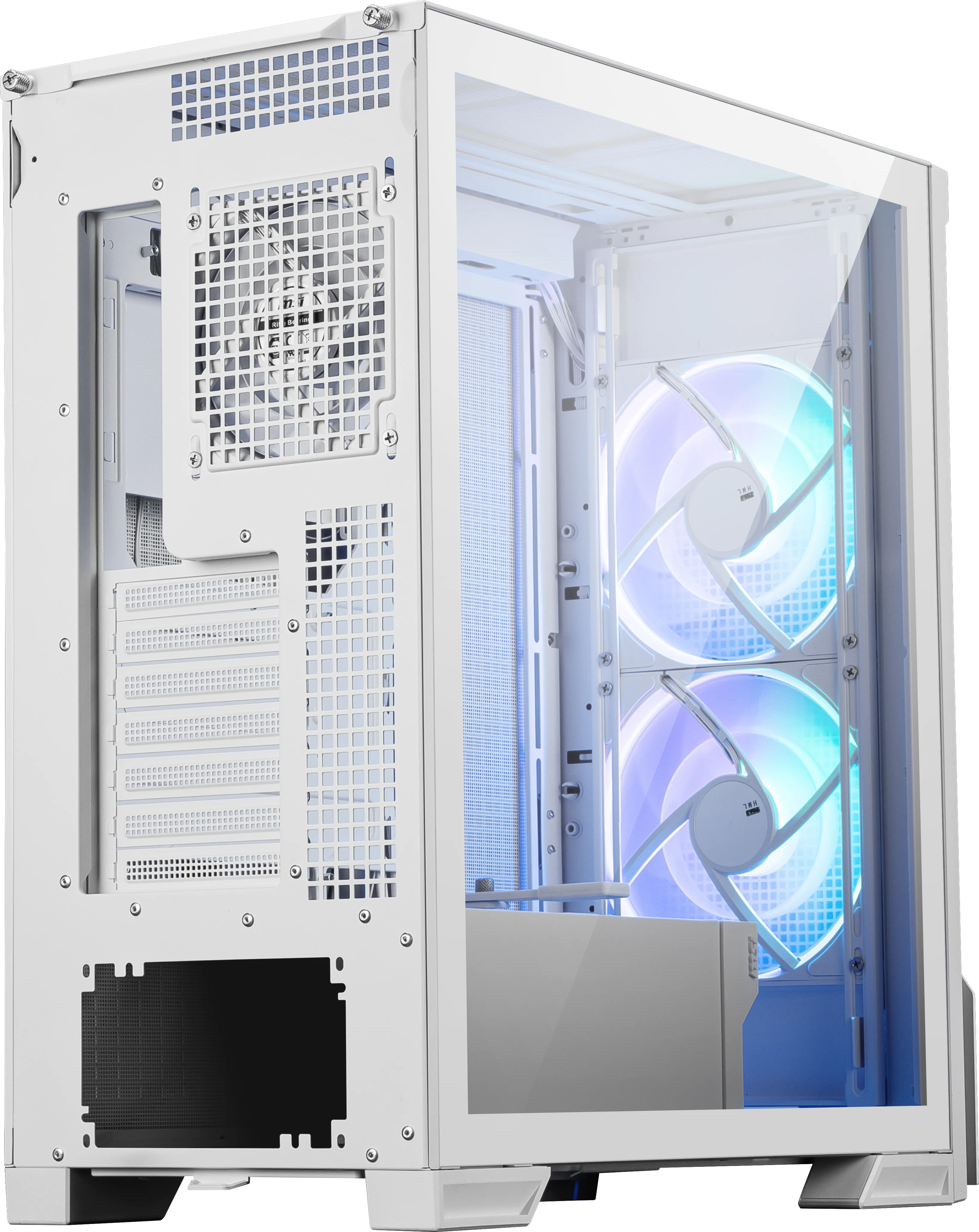 MSI MPG VELOX 300R AIRFLOW PZ Midi-Tower Case with window and RGB lighting, White
