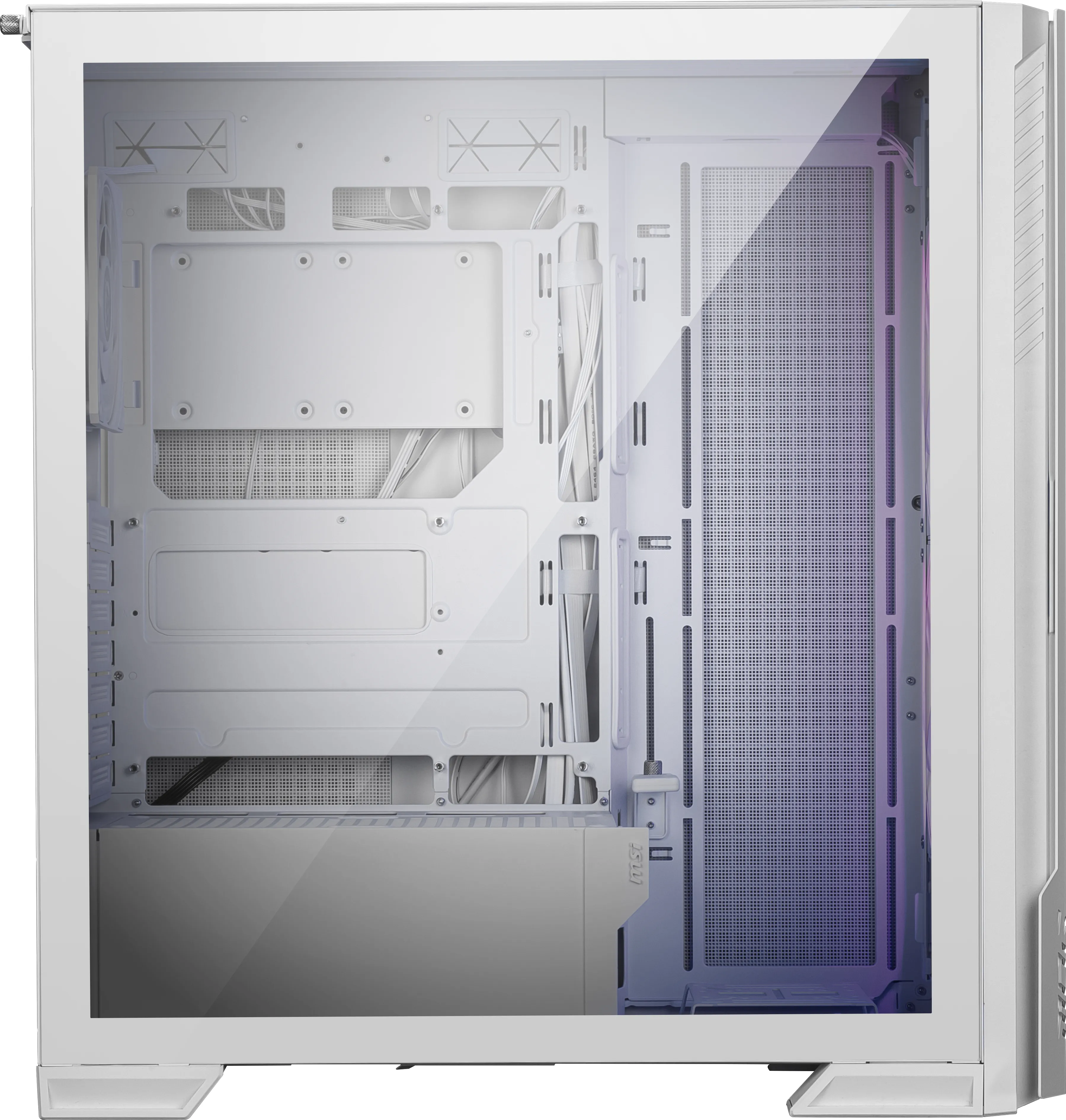 MSI MPG VELOX 300R AIRFLOW PZ Midi-Tower Case with window and RGB lighting, White