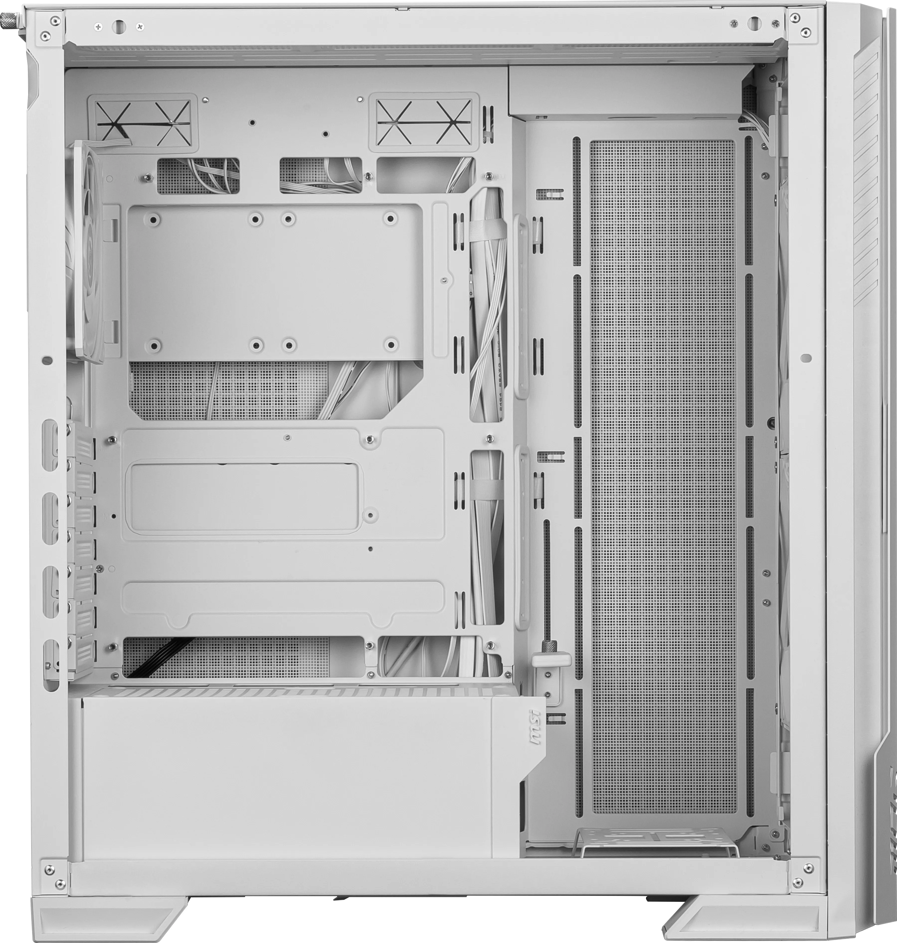 MSI MPG VELOX 300R AIRFLOW PZ Midi-Tower Case with window and RGB lighting, White