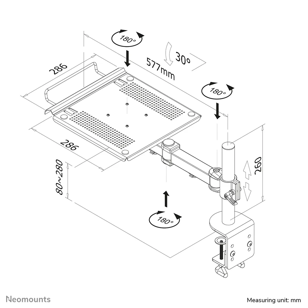 Neomounts by Newstar Notebook desk mount