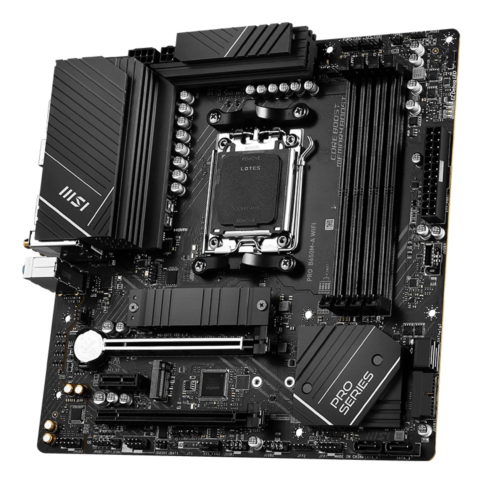 MSI PRO B650M-A WIFI AM5 mATX Motherboard
