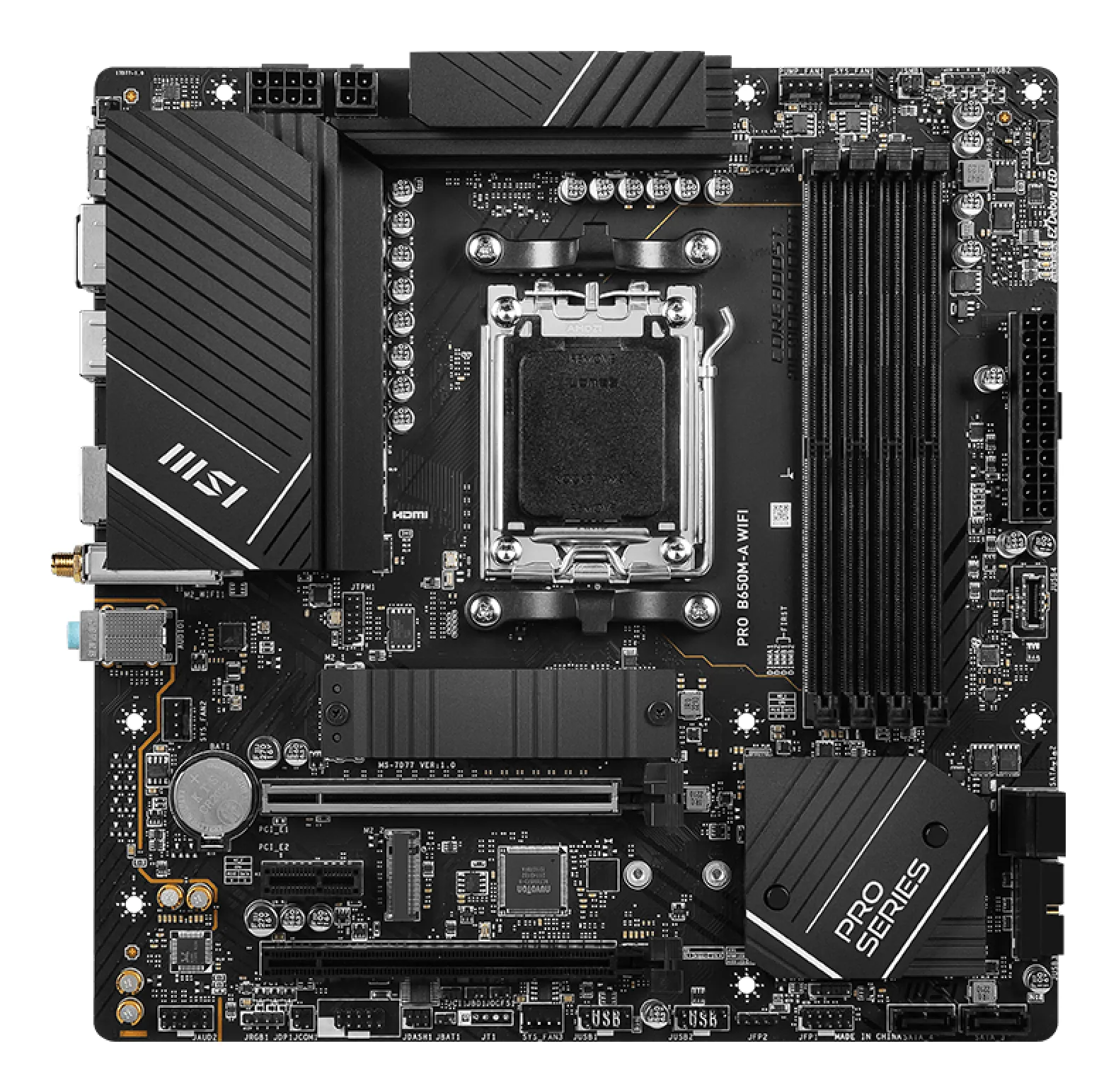 MSI PRO B650M-A WIFI AM5 mATX Motherboard