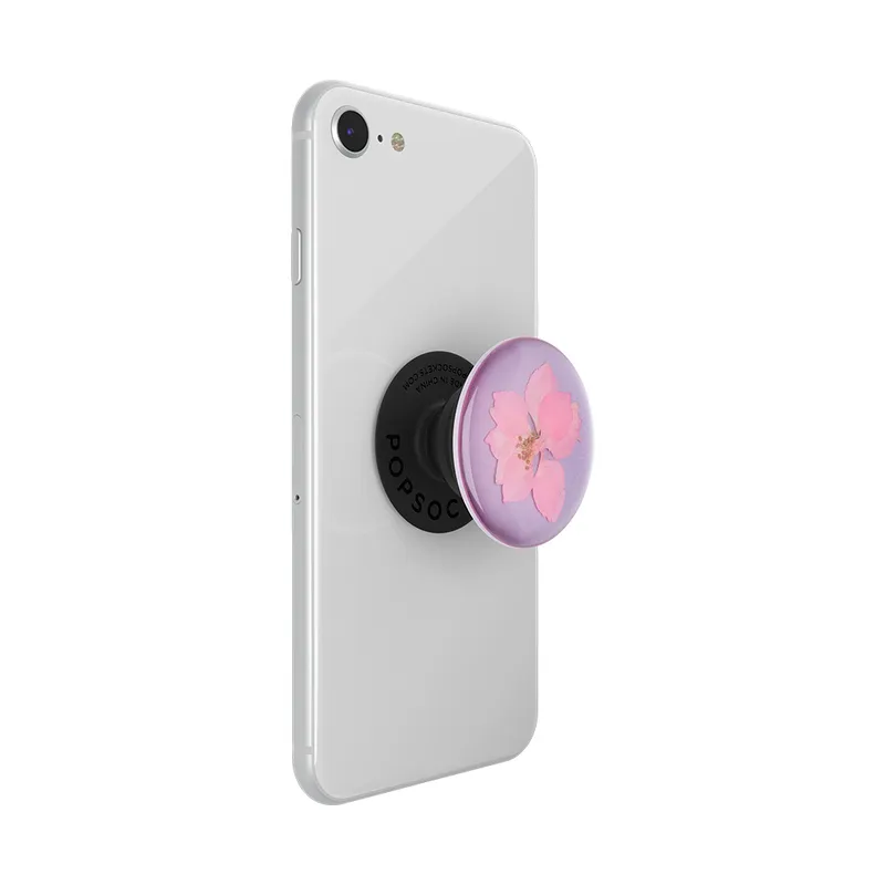 POPSOCKETS Pressed Flower Delphinium Avtagbart Grip med St&auml;llfunktion Premium