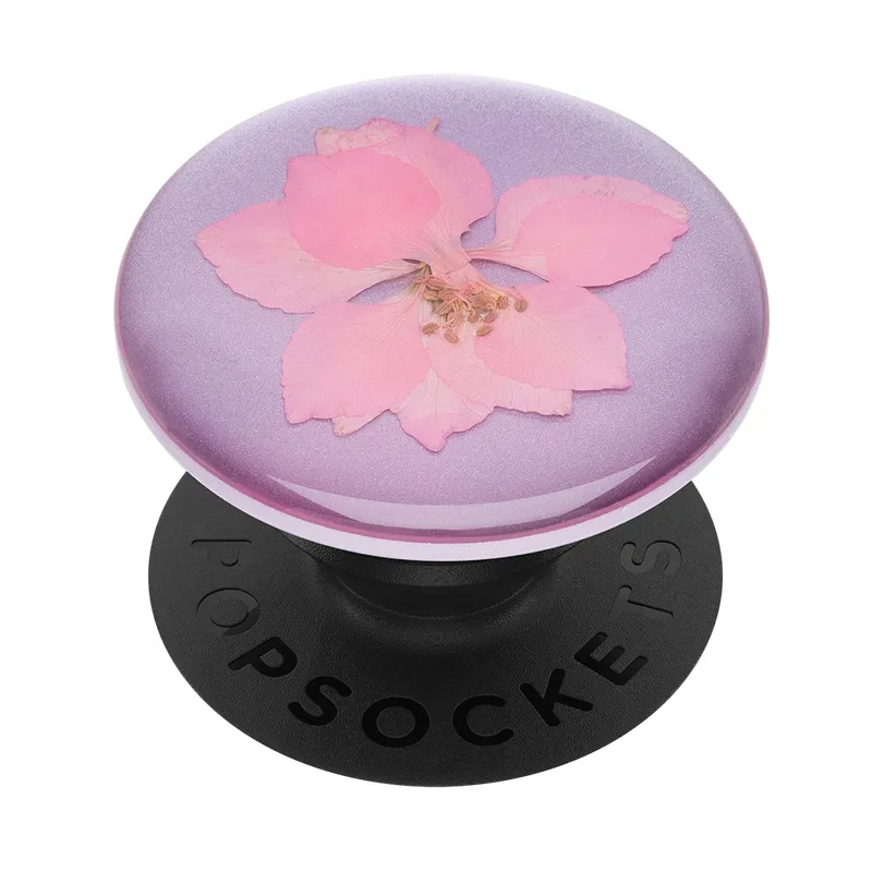 POPSOCKETS Pressed Flower Delphinium Avtagbart Grip med St&auml;llfunktion Premium