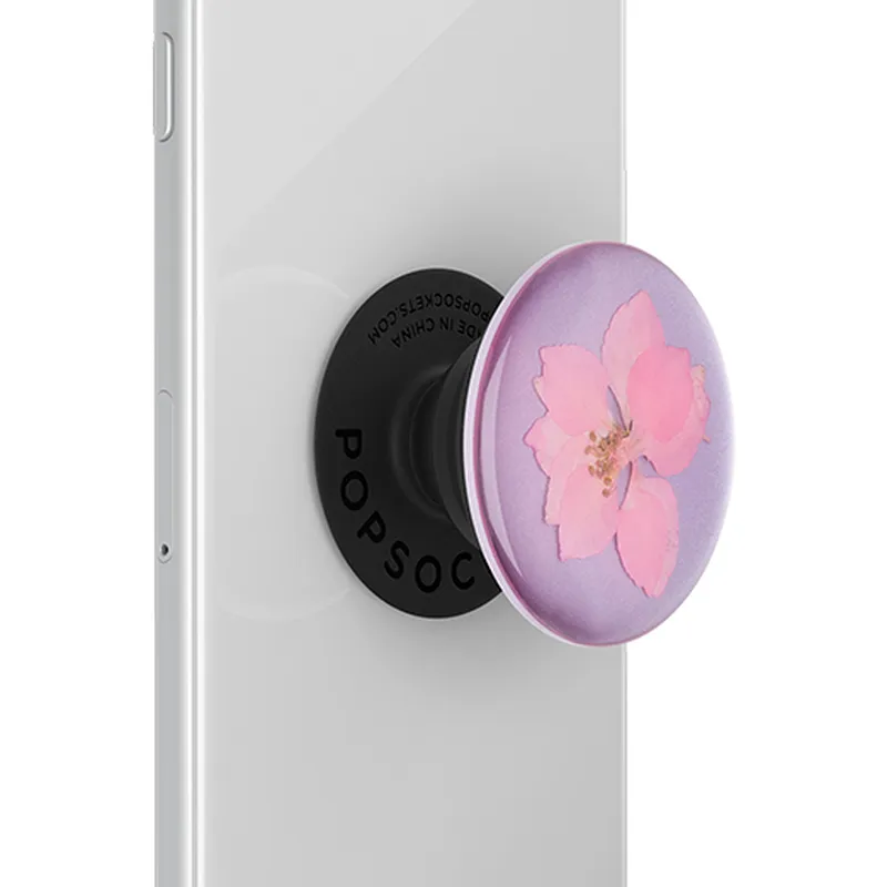 POPSOCKETS Pressed Flower Delphinium Avtagbart Grip med St&auml;llfunktion Premium