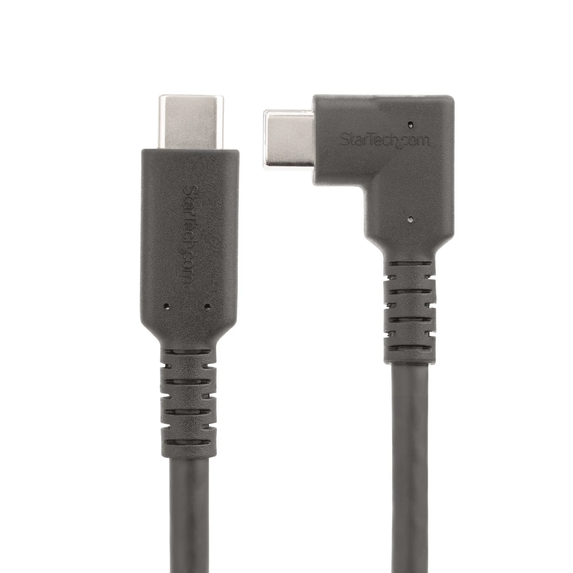RUGGED RIGHT ANGLE USB-C CABLE - USB C TO C CABLE - 90 DEGREES