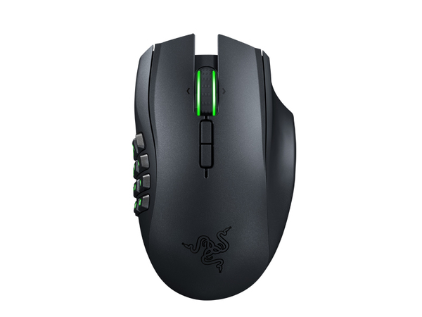 Razer Naga Epic Chroma - Tr&aring;dl&ouml;s+USB Spelmus, Svart