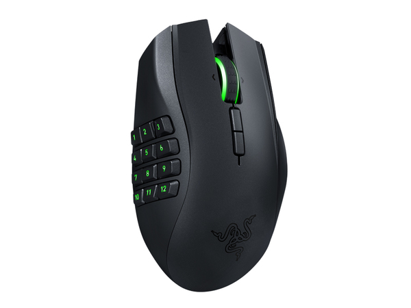Razer Naga Epic Chroma - Tr&aring;dl&ouml;s+USB Spelmus, Svart