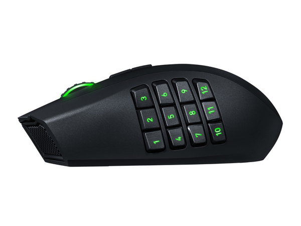 Razer Naga Epic Chroma - Tr&aring;dl&ouml;s+USB Spelmus, Svart