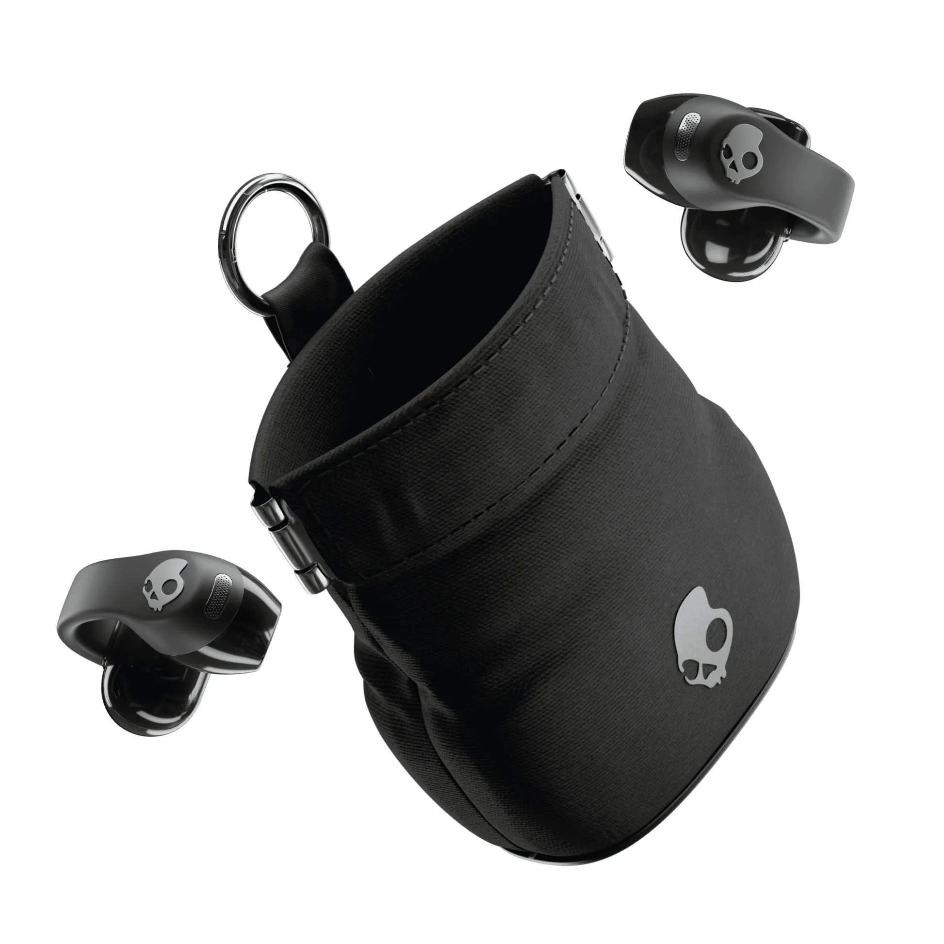 Skullcandy Push 720 Open Wireless Earbuds, Black/Silver