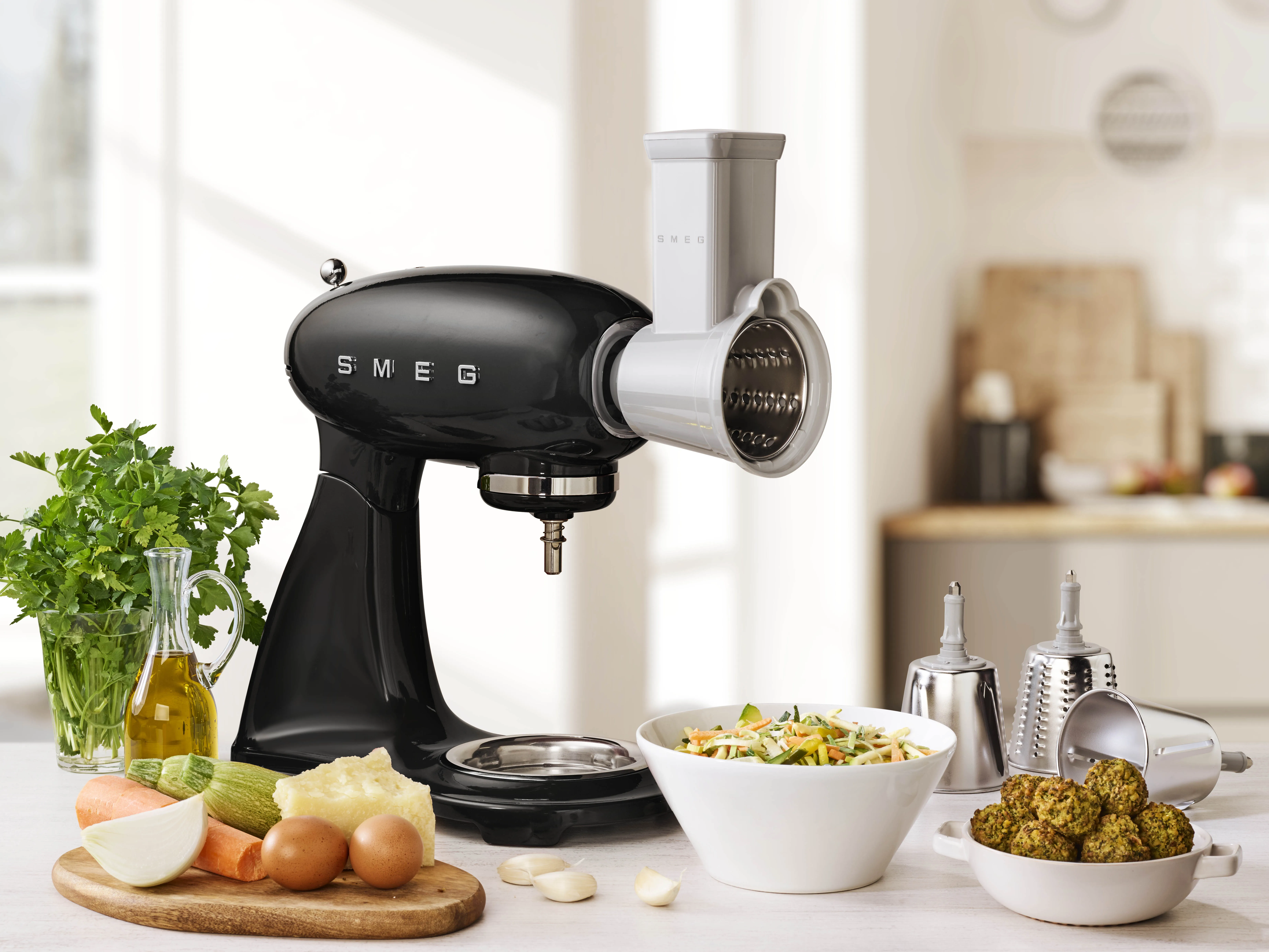 Smeg 50's Style - food processor, Black