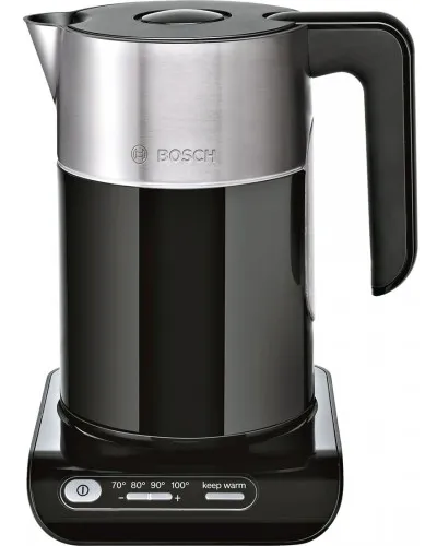 Bosch Styline TWK 8613P vattenkokare, 1,5 l, 2400 W, svart