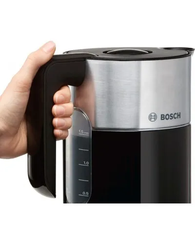 Bosch Styline TWK 8613P vattenkokare, 1,5 l, 2400 W, svart