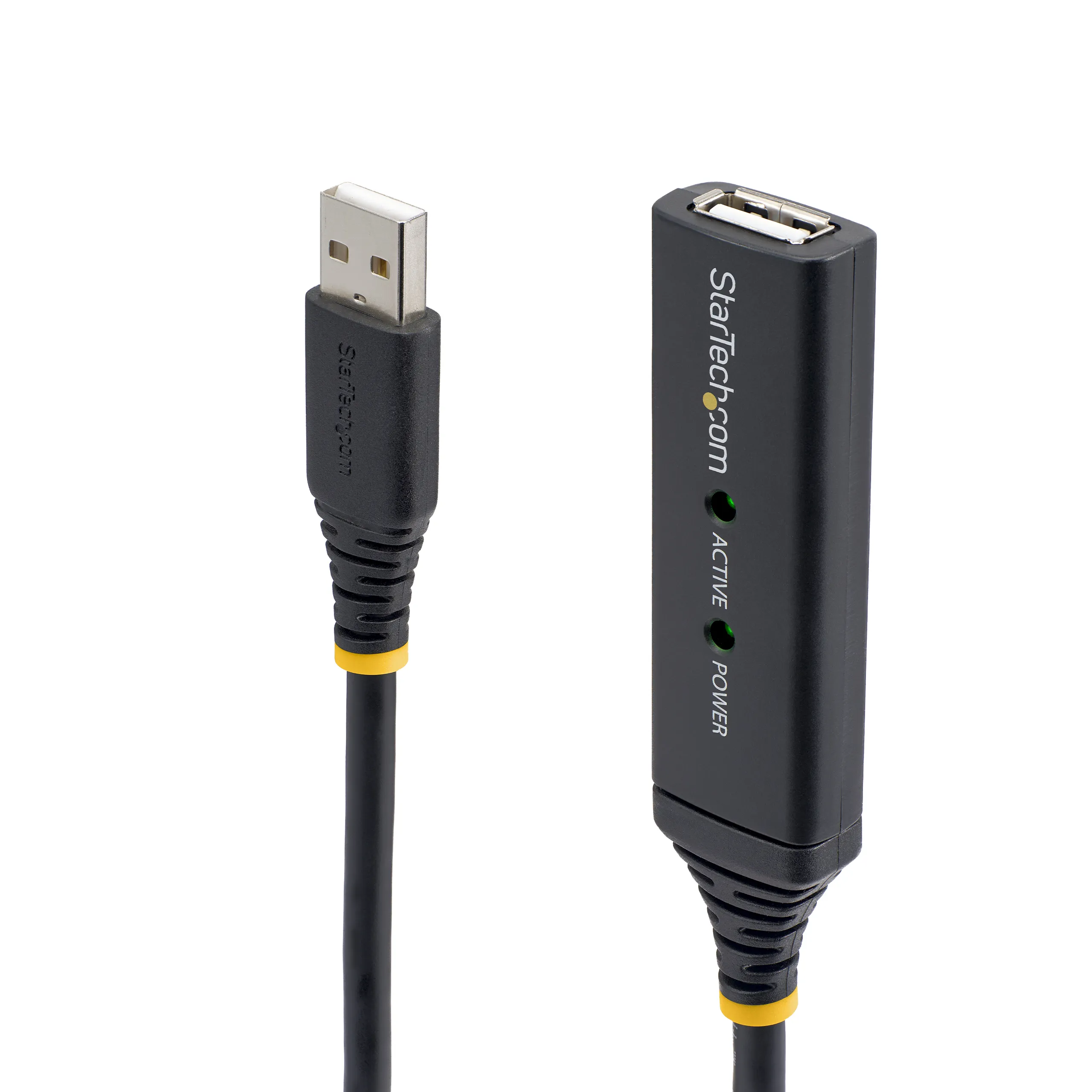 StarTech USB 2.0 active extension cable, 5 m, Black