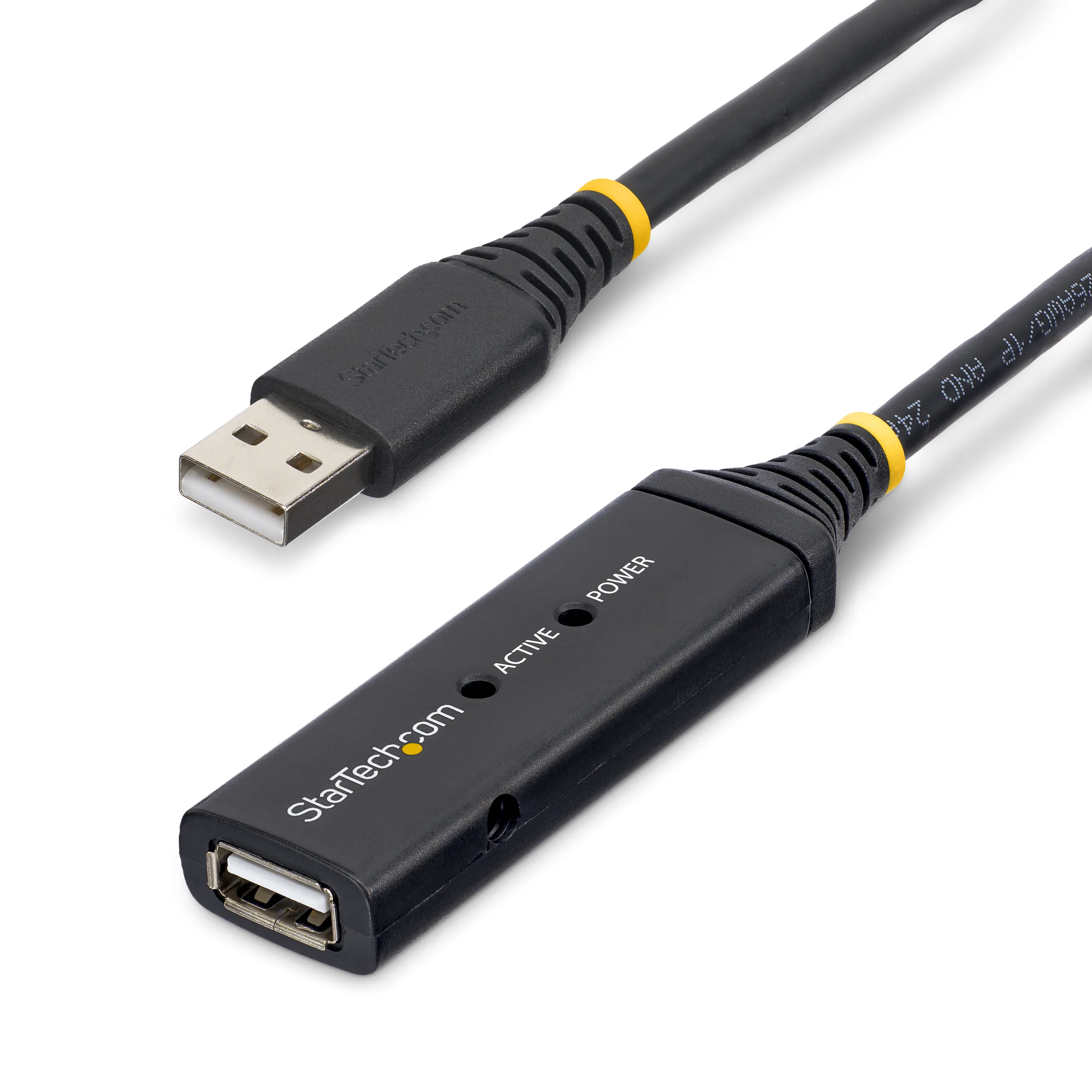 USB 2.0 active extension cable, 25 m, Black