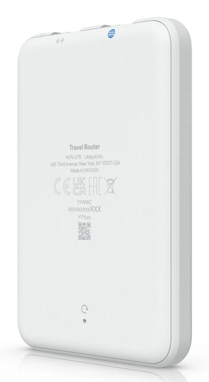 Ubiquiti UniFi Travel Router -reititin, Wi-Fi 5, Dual-band, valkoinen