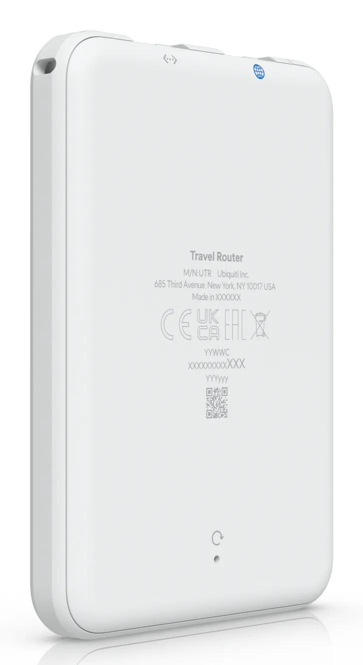 Ubiquiti UniFi Travel Router -reititin, Wi-Fi 5, Dual-band, valkoinen