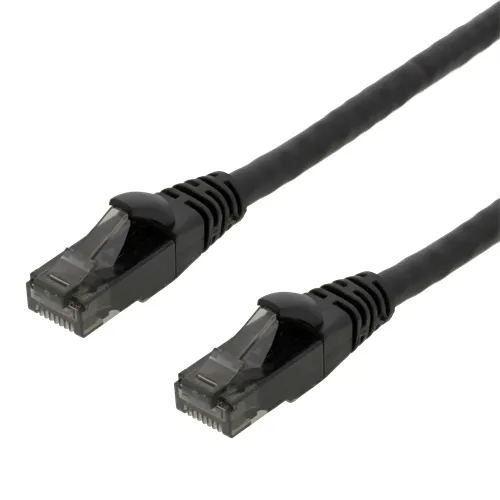 Deltaco Cat6 UTP RJ45 0.5m Network Cable, Black
