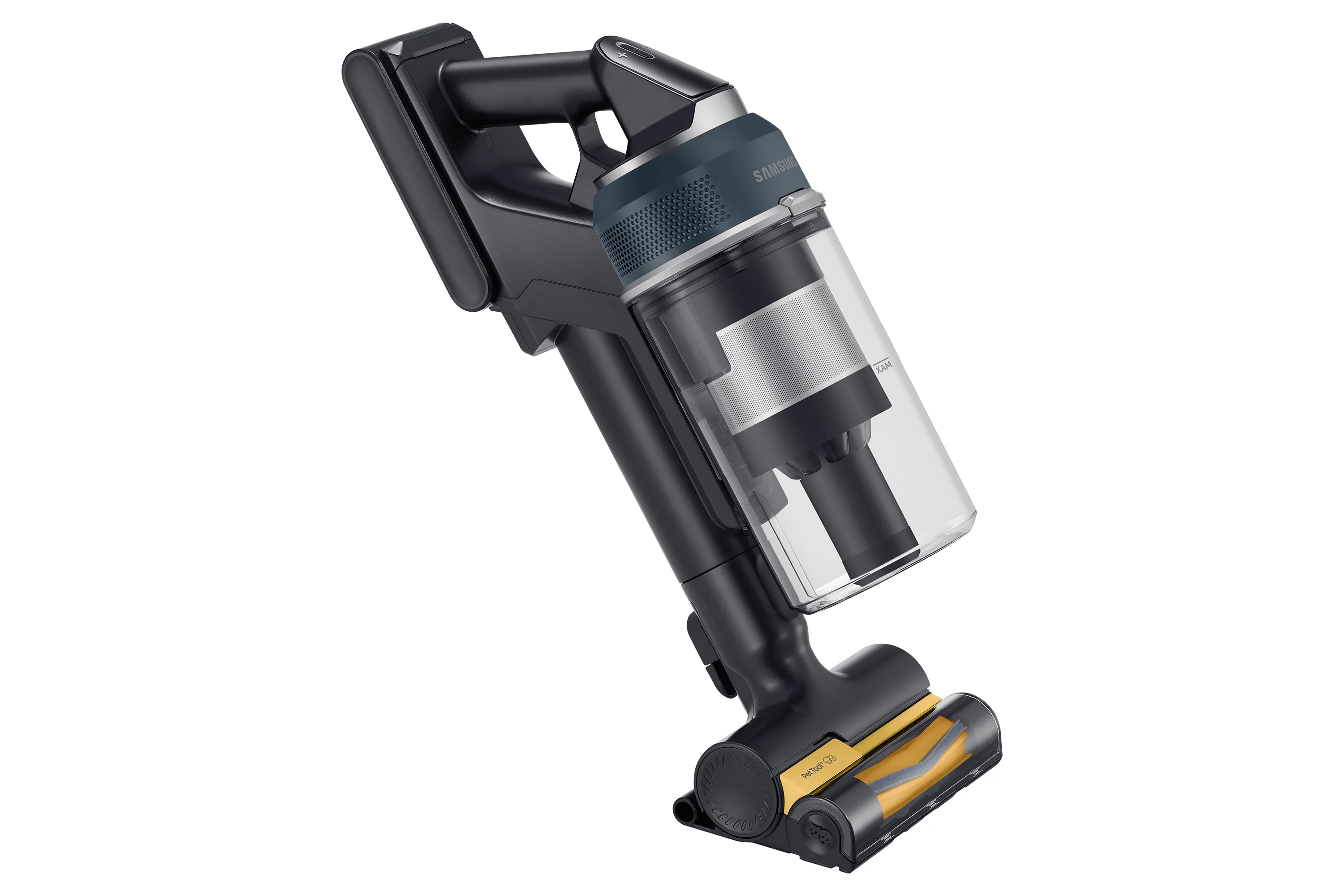Samsung Jet 85 Complete VS20C8524TB/WA 0.8 L 2.2 Ah 580 W 210 AW bagless 2-in-1 Stick vacuum cleaner, Black/Blue