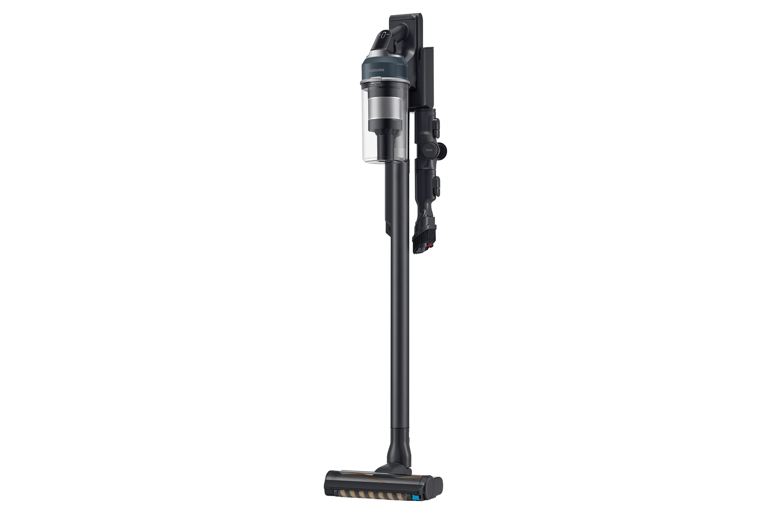 Samsung Jet 85 Complete VS20C8524TB/WA 0.8 L 2.2 Ah 580 W 210 AW bagless 2-in-1 Stick vacuum cleaner, Black/Blue