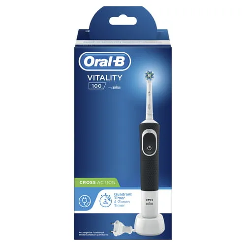 Braun Oral-B Vitality 100 CrossAction - electric toothbrush, Black/white