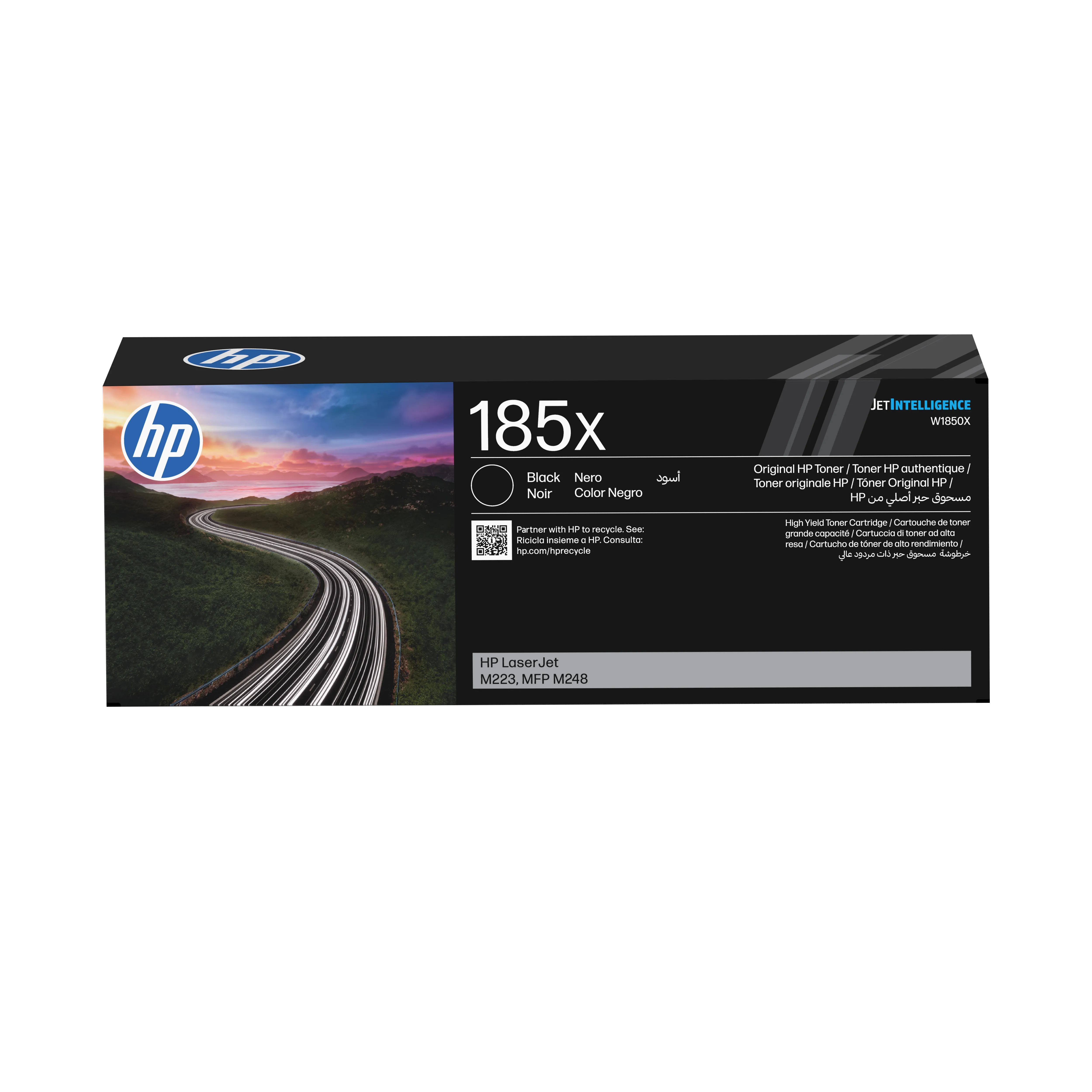 HP 185X High Yield -laserv&auml;rikasetti, musta