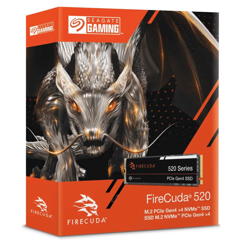 Seagate FireCuda 520 500 GB, NVMe PCIe 4.0 M.2 - SSD